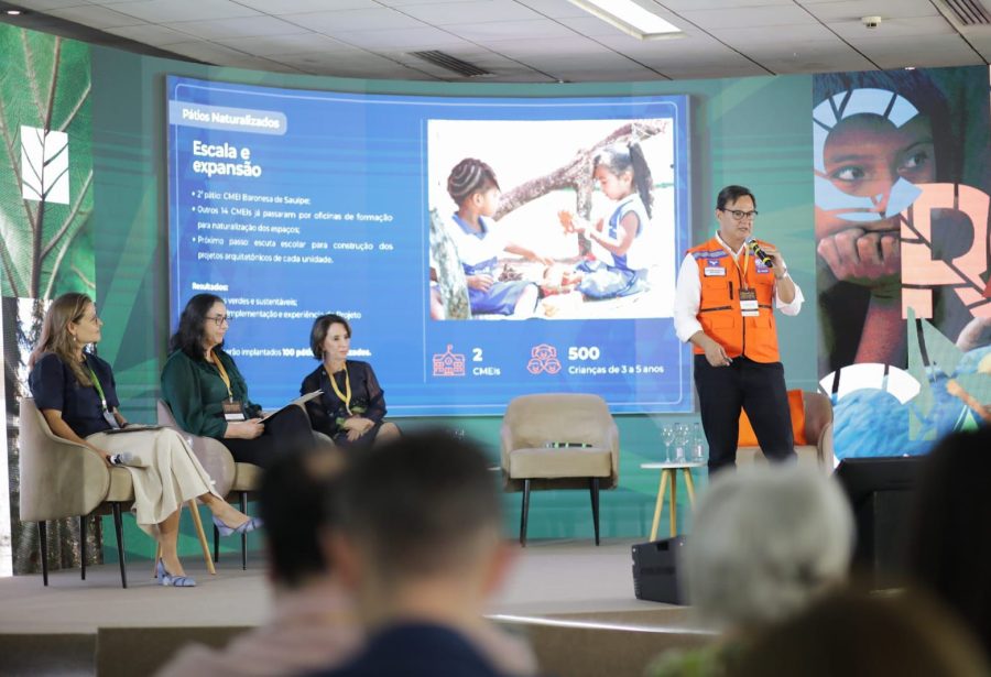 Prefeitura de Salvador apresenta projetos de educação climática voltados à infância em evento internacional em Brasília com foco na COP30