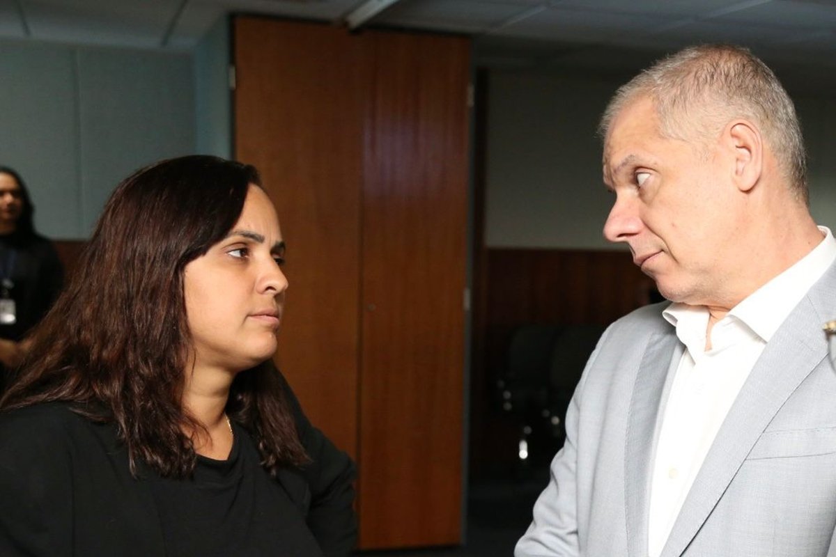 Lea Bressy ao lado de Alessandro Stefanutto