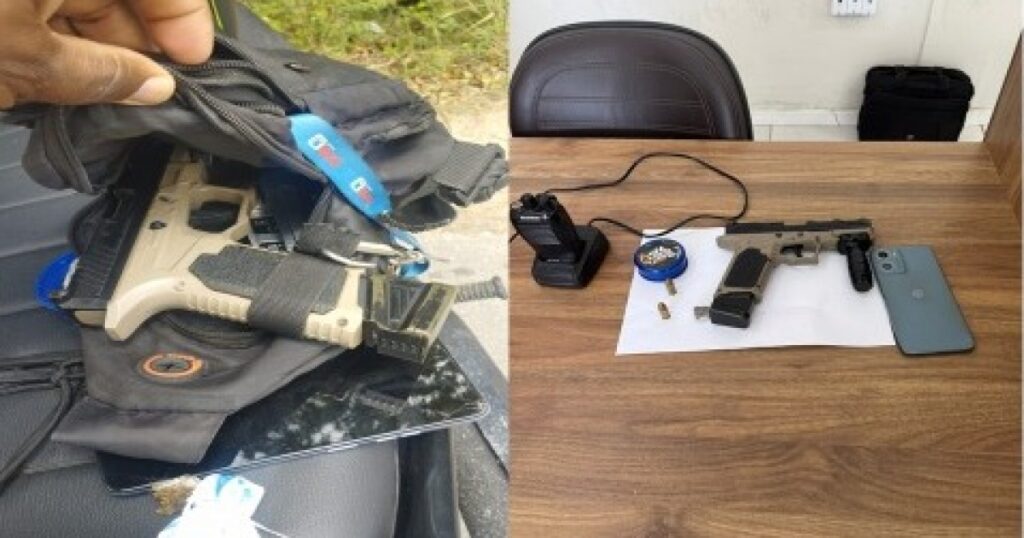 Homem é preso por porte ilegal de arma de fogo durante abordagem da PM em Arraial d'Ajuda, Porto Seguro