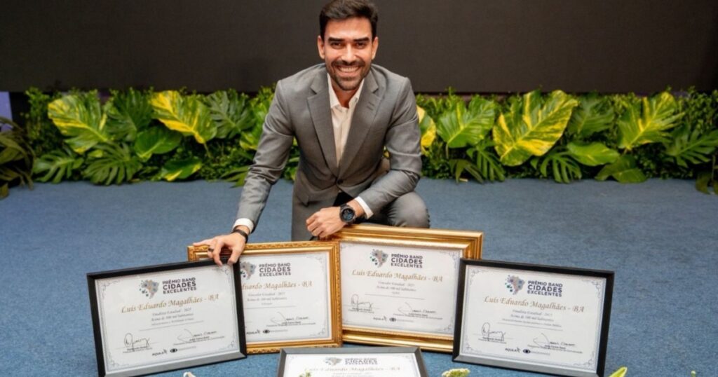 Prefeito Junior Marabá foi vencedor de prêmios 'Band Cidades Excelentes' 2025