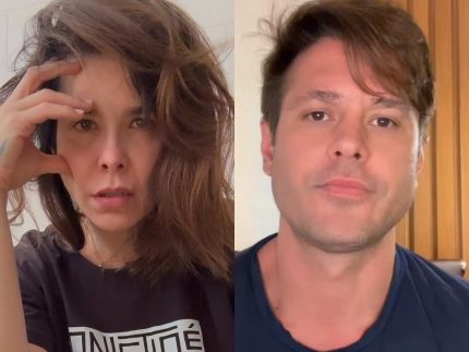 Sem paciência: Samara Felippo ironiza Dado Dolabella e “silencia” o ator com botão do mute