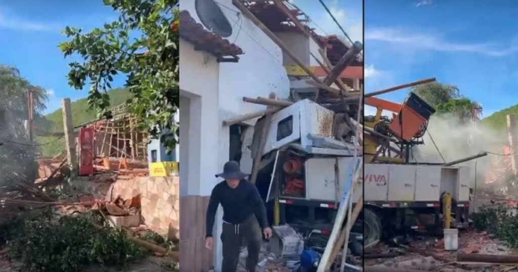 Caminhão invade imóvel e deixa cinco mortos na Chapada Diamantina