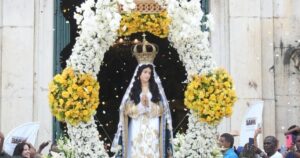 Festa de Nossa Senhora da Conceição da Praia celebra 476 anos com missa campal e procissão no Comércio