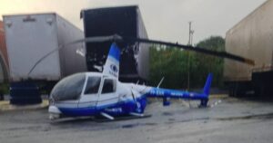 Helicóptero da Band sofre pane e faz pouso de emergência em rodovia
