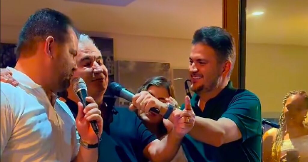 Indireta? Angelo Coronel canta “Noites Traiçoeiras” com os filhos: “Música que marca família”