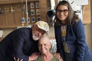 Lula e Janja visitam Roseana Sarney em hospital