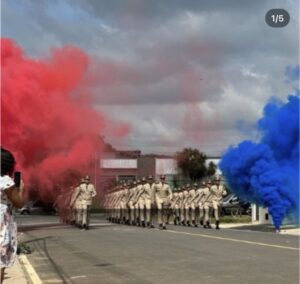 Formatura de 33 novos soldados do 5º BPM em Euclides da Cunha