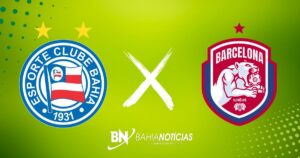 Bahia x Barcelona de Ilhéus: Confira prováveis escalações, arbitragem, horário e onde assistir