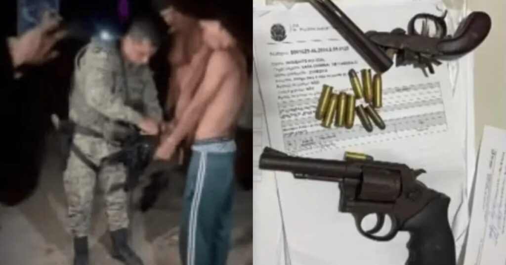 Cinco indígenas são flagrados com armas e liberados após abordagem em Itamaraju