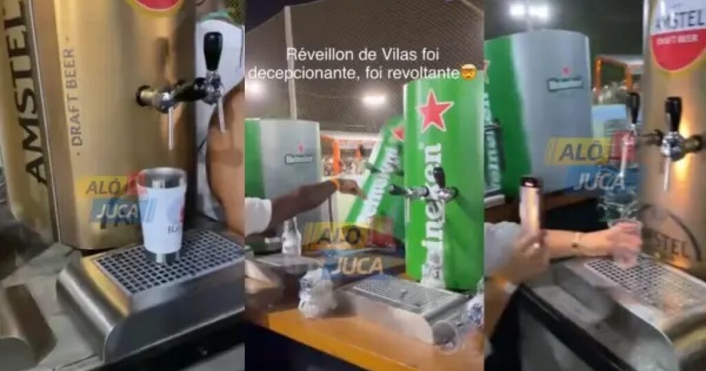 Falta de cerveja em open bar gera revolta em réveillon em Lauro de Freitas