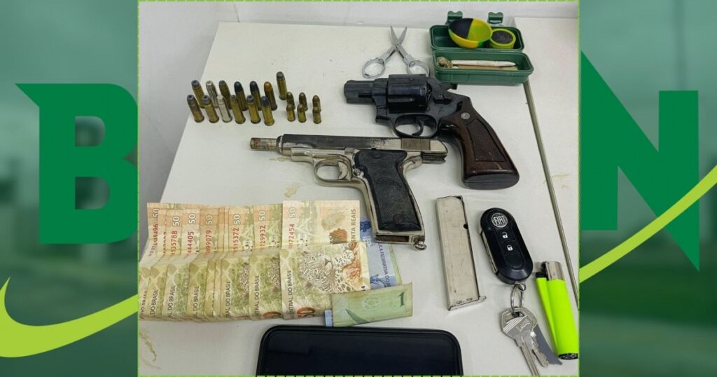 Polícia militar apreende armas de fogo, munições e drogas no distrito de Cururupe, em Ilhéus