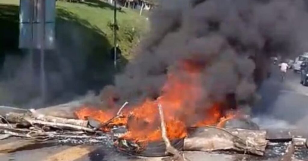 Produtores rurais de Ibirapitanga bloqueiam BR-101 em manifestação contra importação de cacau africano