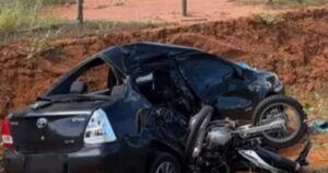 Acidente entre carro e moto deixa uma pessoa morta na Bahia