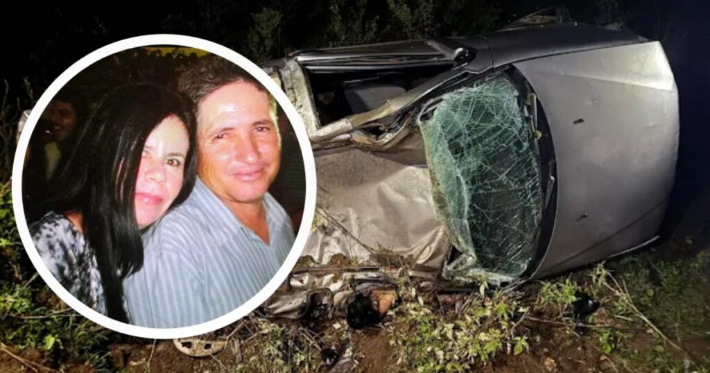 Casal morre em acidente em trecho da BA-130 perto de Mairi