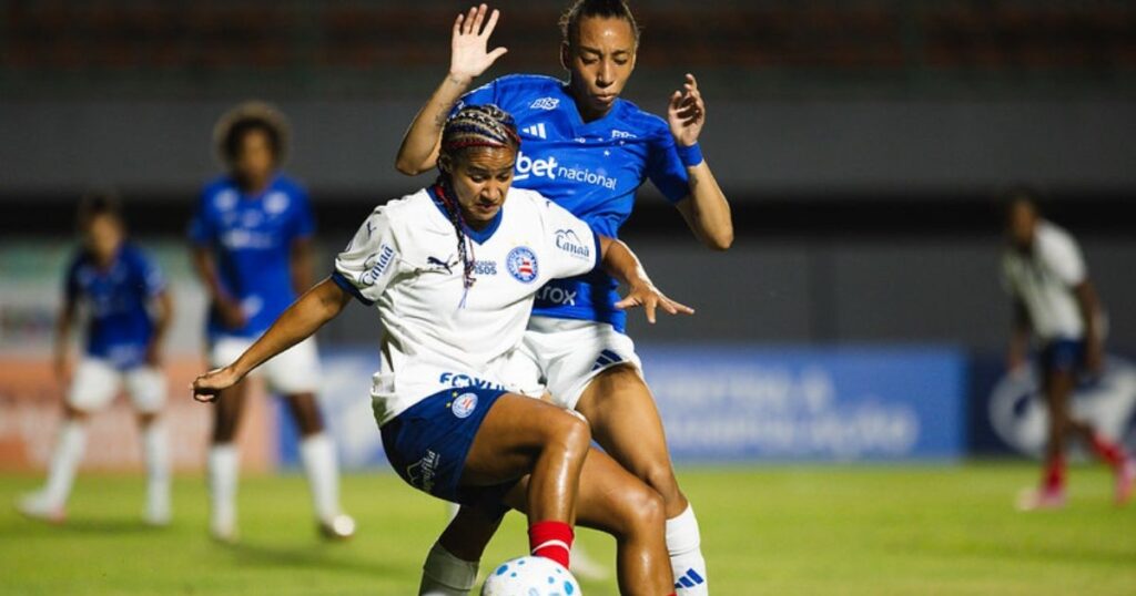 Dentro de casa, Bahia perde para o Cruzeiro em estreia no Brasileirão Feminino A1