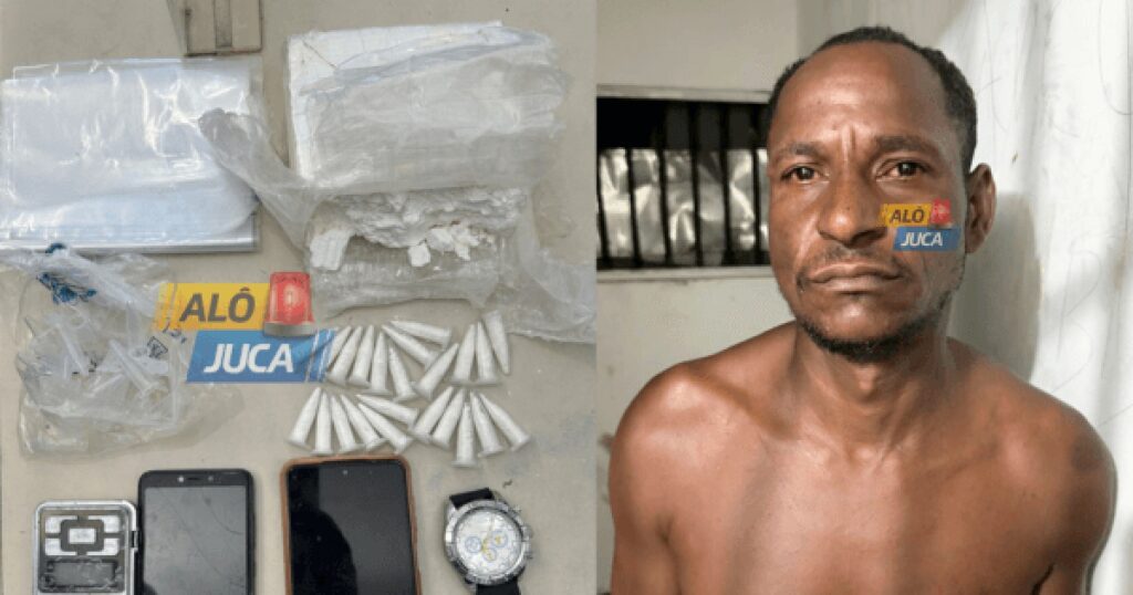 Suspeito de gerenciar tráfico é preso em flagrante com drogas em Candeias, na RMS