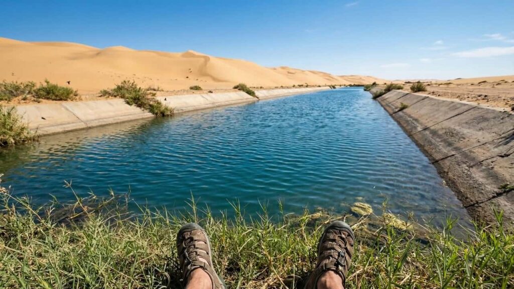 Um rio surgiu no deserto e o motivo vai além da engenharia