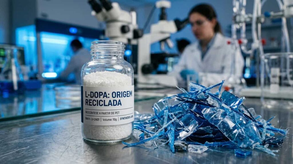 Plástico descartado começa a ganhar um novo destino em pesquisas sobre Parkinson