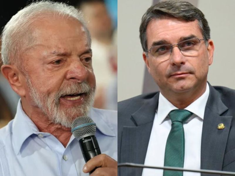 BTG/Nexus: Lula e Flávio Bolsonaro empatam em 1º e 2º turnos