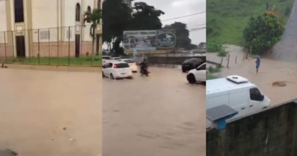 Chuvas provocam alagamentos em Santo Antônio de Jesus, Mutuípe e Morro de São Paulo