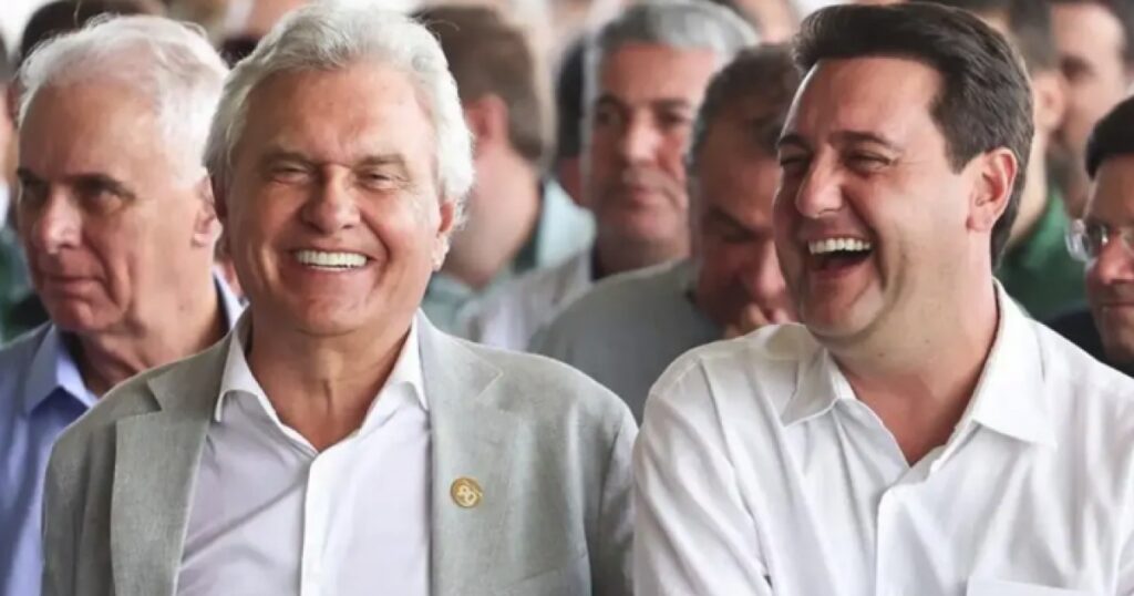 Ratinho Jr. declara apoio a Caiado para presidência