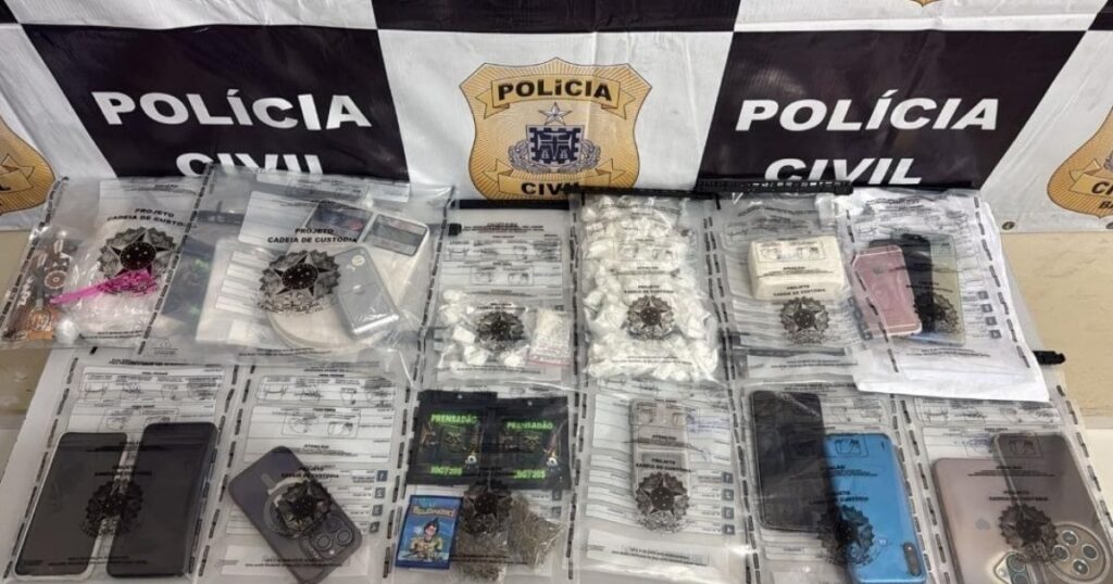 Três são presos por tráfico de drogas durante operação na região de Feira de Santana