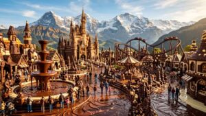 A terra do chocolate aposta alto e cria megaparque que promete surpreender o mundo