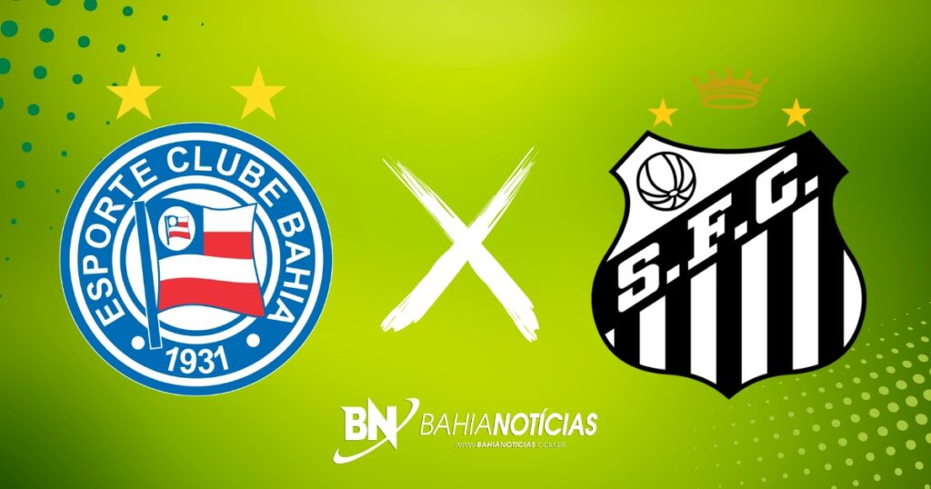 Bahia x Santos: confira prováveis escalações, arbitragem, horário e onde assistir