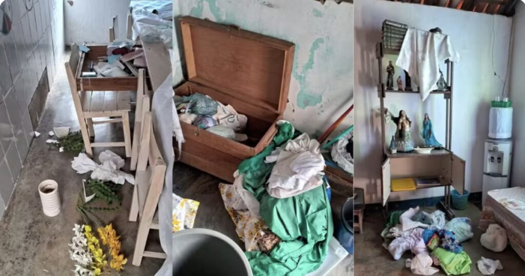 Centro de Umbanda é pichado com símbolos nazistas após sofrer seis arrombamentos em um ano em Guanambi