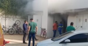 Incêndio atinge área externa de hospital regional no Centro Norte baiano