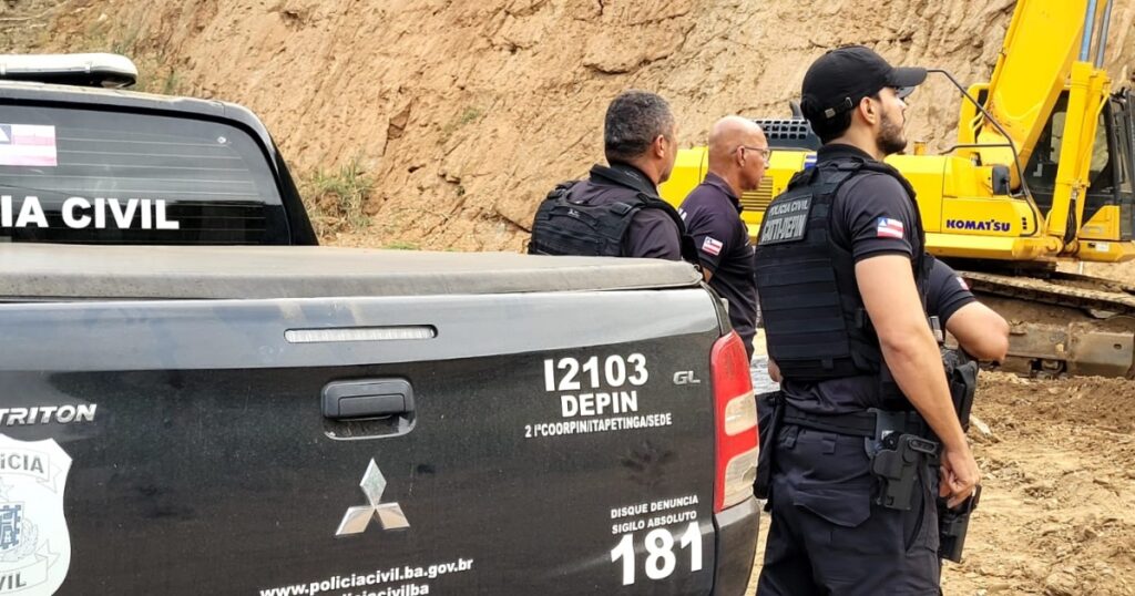 Operação Prometeu apreende maquinário avaliado em R$ 1 milhão em área de mineração investigada no sudoeste baiano