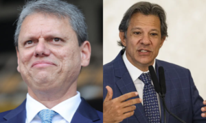 Quaest: Tarcísio lidera disputa pelo governo de SP no 1º e 2º turnos contra Haddad; veja números