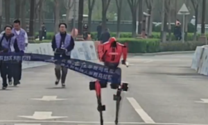 Robô bate recorde mundial e deixa humanos para trás em corrida na China