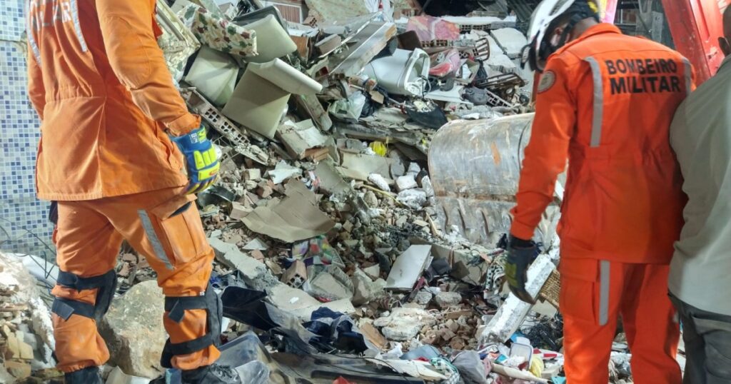 Bombeiros confirmam duas novas mortes em desabamento de imóvel em Luiz Anselmo