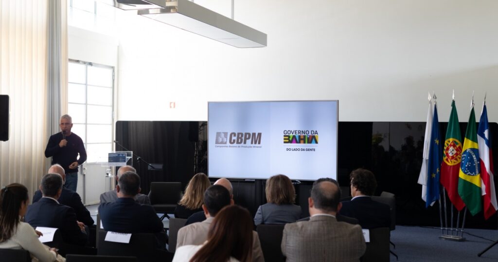 CBPM apresenta potencial mineral da Bahia em seminário no Porto de Lisboa