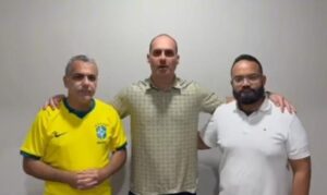 Cezar Leite e Leandro de Jesus articulam estratégias com Eduardo Bolsonaro nos EUA