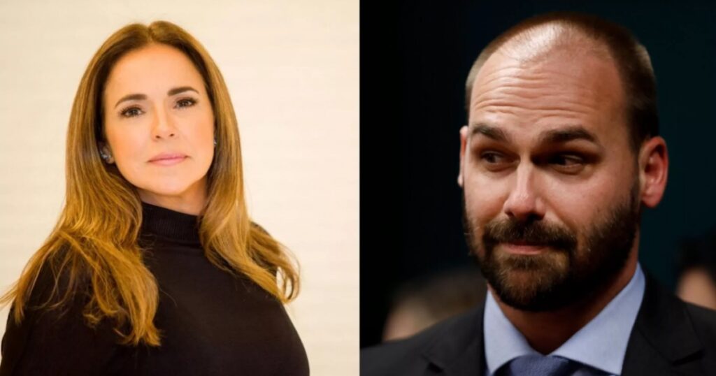 Defesa de Daniela Mercury volta a solicitar ao STF que Eduardo Bolsonaro se torne réu por difamação