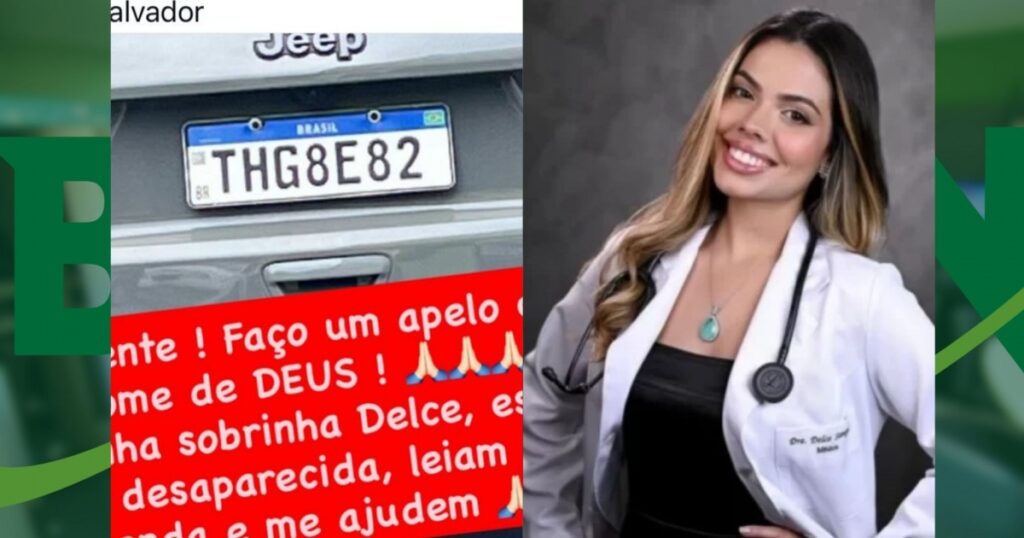 Médica desaparece em Patamares e família suspeita de sequestro relâmpago
