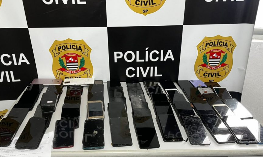 Polícia Civil apreende mais de oito mil celulares em grande operação na Baixada Santista