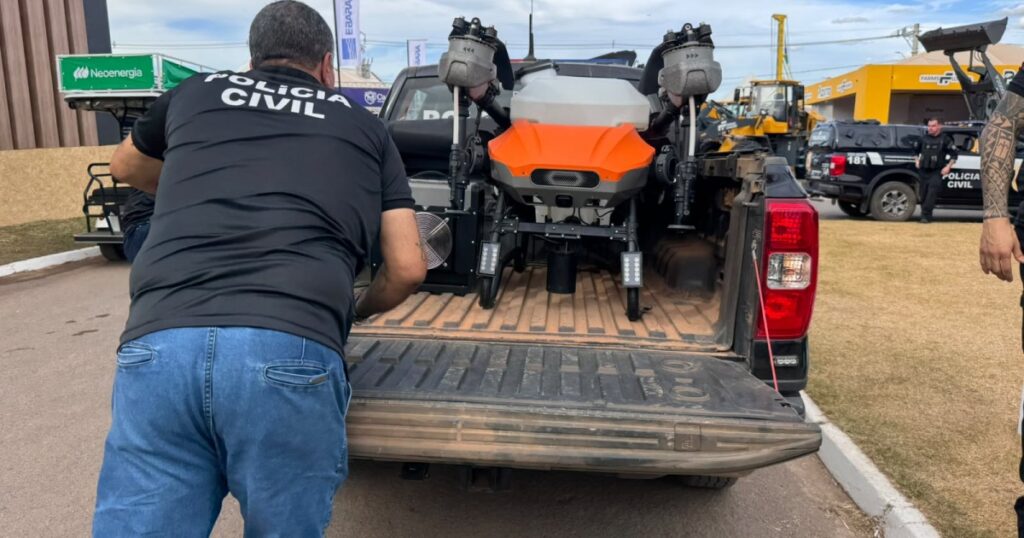 Polícia Civil apreende drone agrícola durante Bahia Farm Show 2026