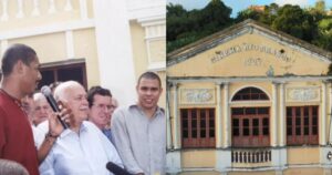 Relembre como foi a reabertura do Cine Rio Branco em Nazaré 26 anos após obra bancada por ensaio nu de Vampeta