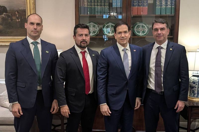Rubio responde a carta de Flávio Bolsonaro e agradece apoio, mas mantém pressão sobre tarifaço