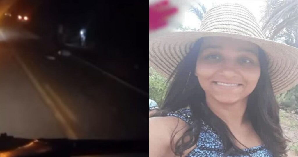 Acidente entre carro e motocicleta na BR-407 deixa uma mulher morta e um homem ferido em Capim Grosso