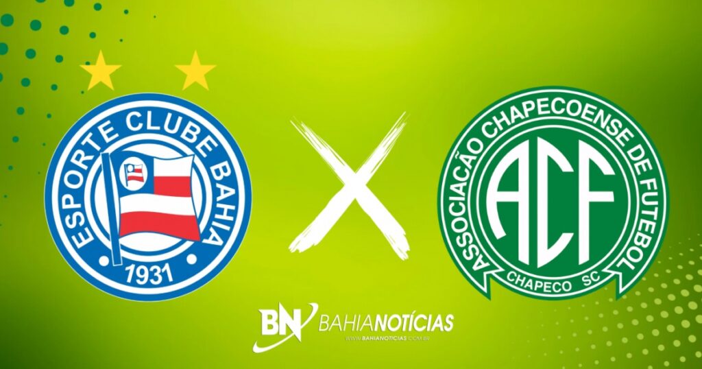 Bahia x Chapecoense: Confira prováveis escalações, arbitragem, horário e onde assistir