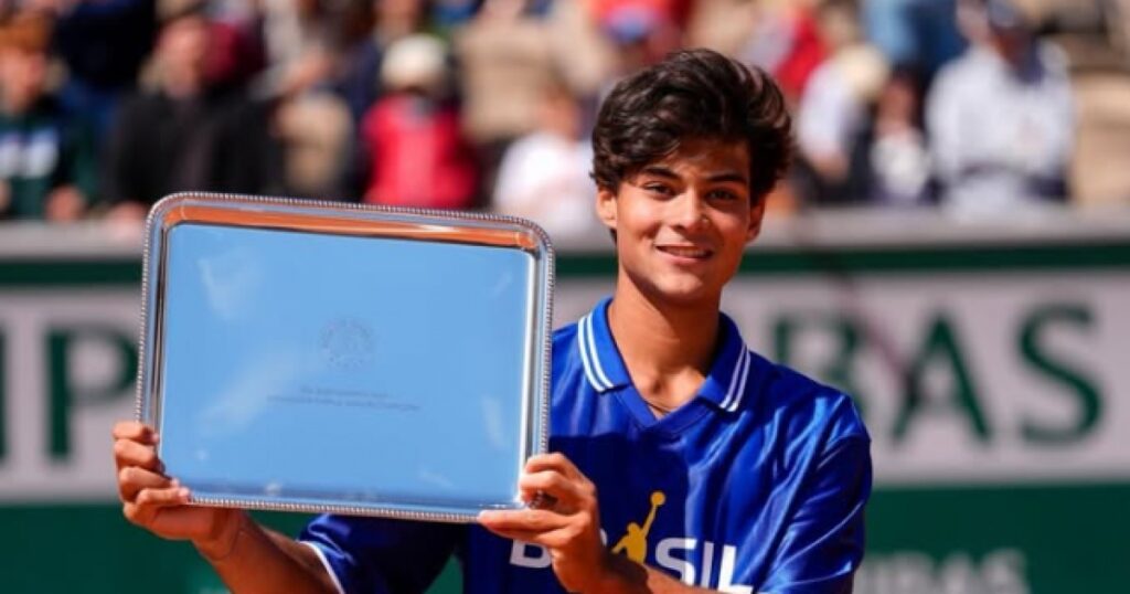 Brasileiro Guto Miguel é campeão de duplas em Wimbledon Juvenil