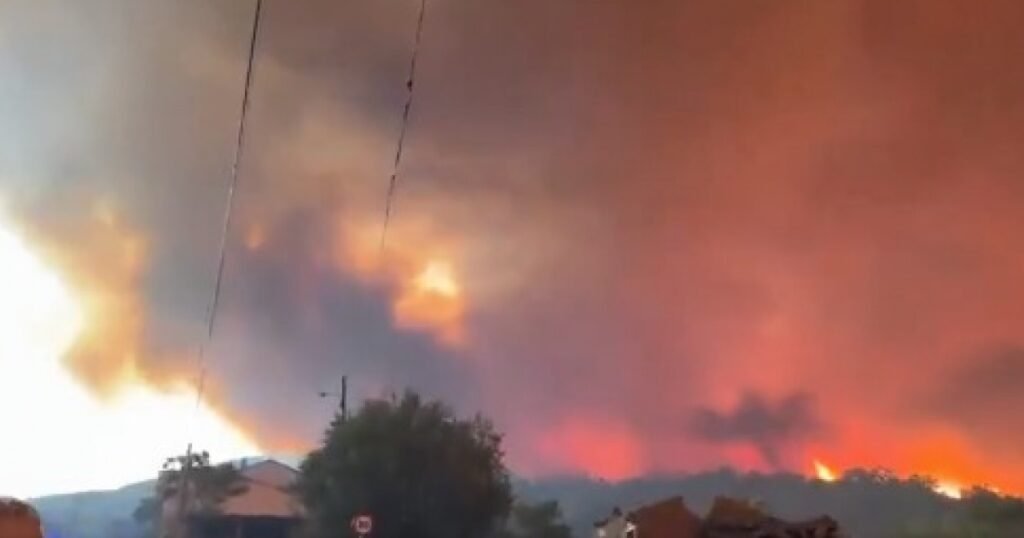 Incêndios na Europa avançam e isolam 270 mil em França e Espanha
