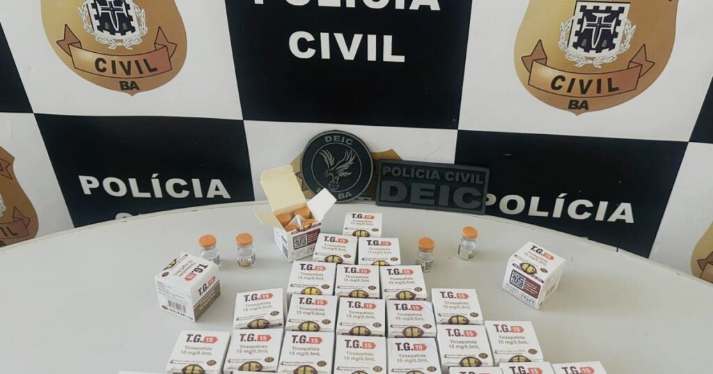 Polícia apreende 124 ampolas de Mounjaro transportadas sem refrigeração no Sudoeste baiano
