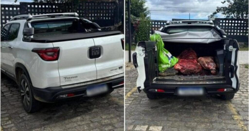 Polícia prende trio por abate clandestino e suborno a PMs em Ipiaú; armas e carro são apreendidos