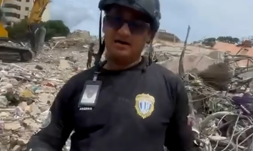 Policiais são presos na Venezuela por roubar dinheiro de escombros de terremoto