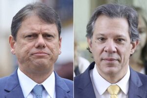 Tarcísio lidera disputa pelo Governo de SP com 46%, ante 30% de Haddad, mostra Datafolha